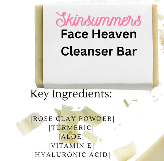 Heaven Facial Cleanser Soap Bars Moisturizing Organic